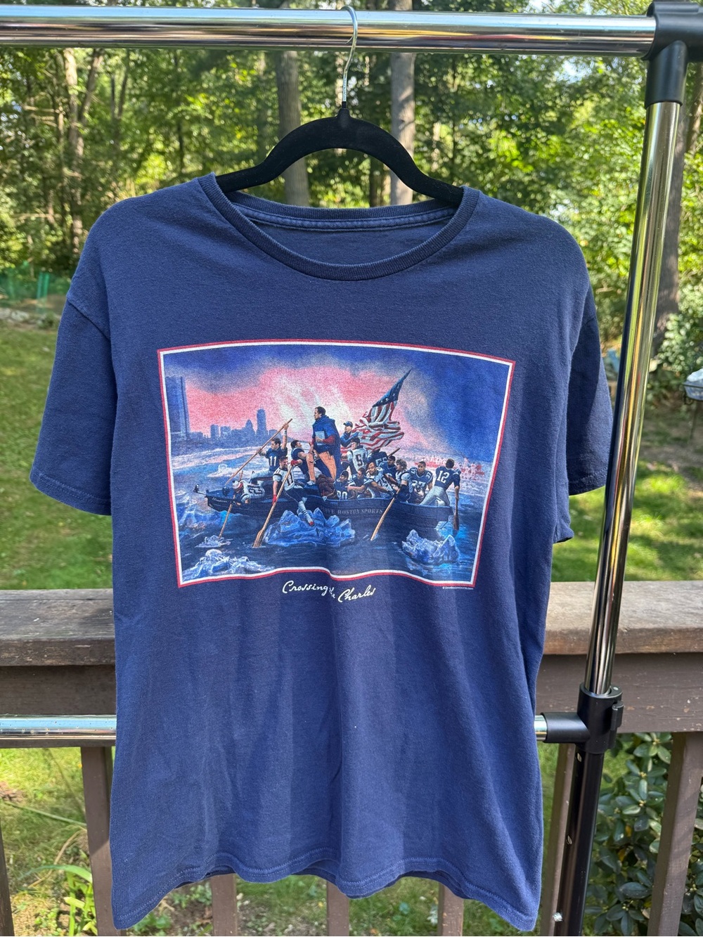 Crossing the Charles- New England Patriots Dynasty Tee